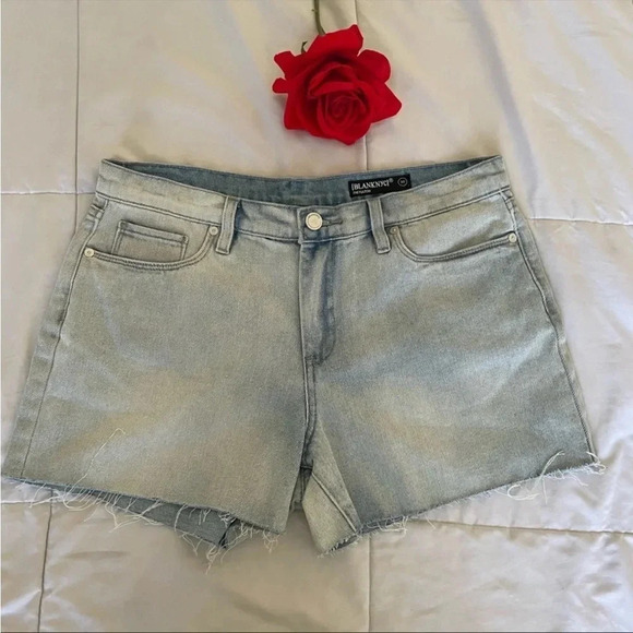 BlankNYC the Fulton roll up denim shorts - Picture 1 of 7